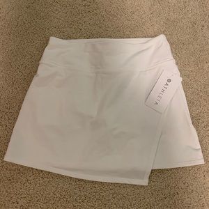 Athleta white tennis skirt